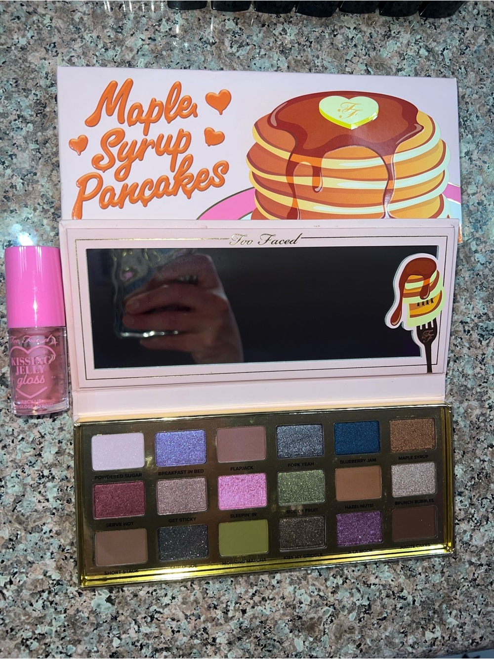 Too Faced Maple Syrup Pancakes Eyeshadow Palette - Pink/Brown Shades